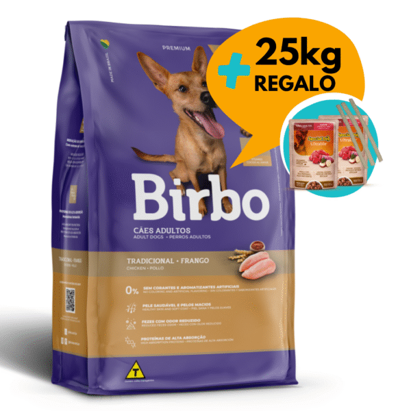 Birbo Sabor Pollo 25kg + Regalo
