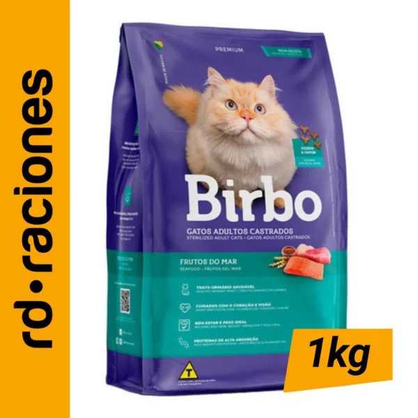 Birbo Gatos Castrados 1kg