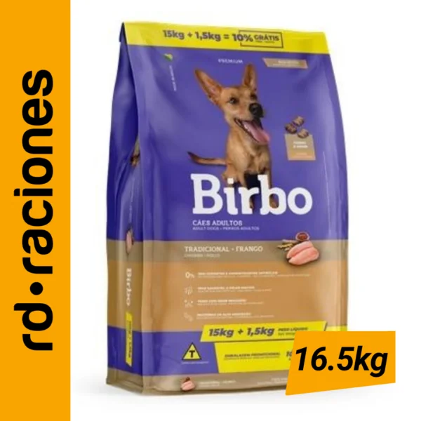 Birbo Sabor Pollo 16.5kg Bonus Bag