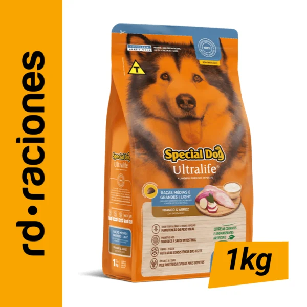 Special Dog Ultralife Light Adultos Medianos | Grandes 1kg