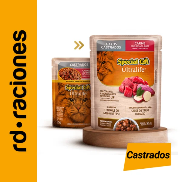 Special Cat Ultralife Salsa Castrados Carne