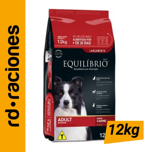 Equilibrio Sabor Carne Perros Adultos 12kg