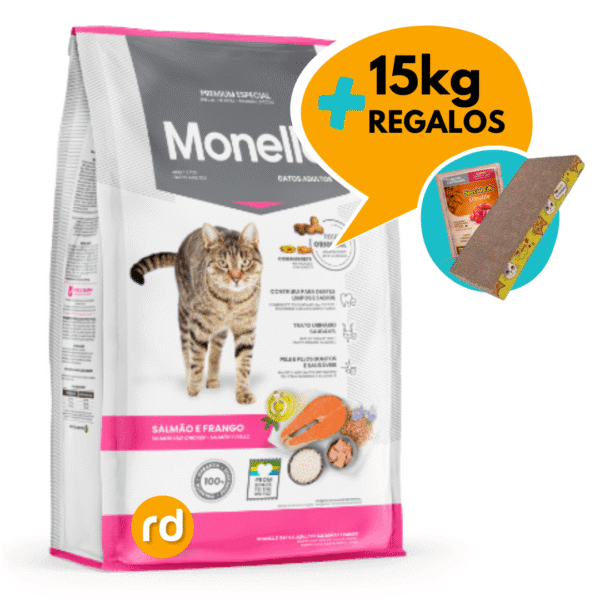 Monello Gato Adulto 15kg + Regalos