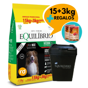Equilibrio Perro Adultos Medianos Pollo 18kg