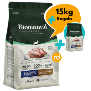 Bionatural Perro Adulto 15kg + Regalo
