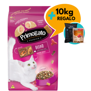 Primogato Blend para Gatos Adultos 10kg + Regalos